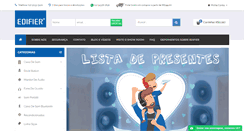 Desktop Screenshot of lojaedifier.com.br