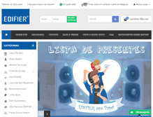 Tablet Screenshot of lojaedifier.com.br